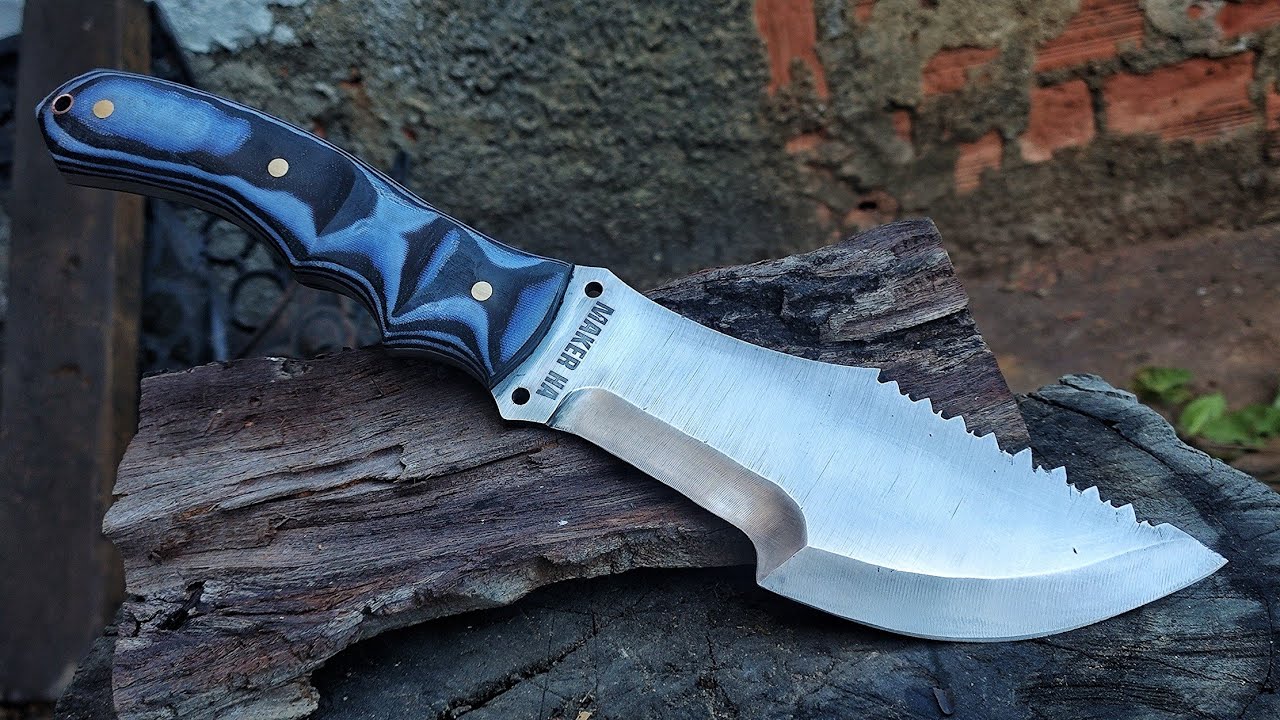 Knife Making - Making Red Scorpion 6 Predator Knife