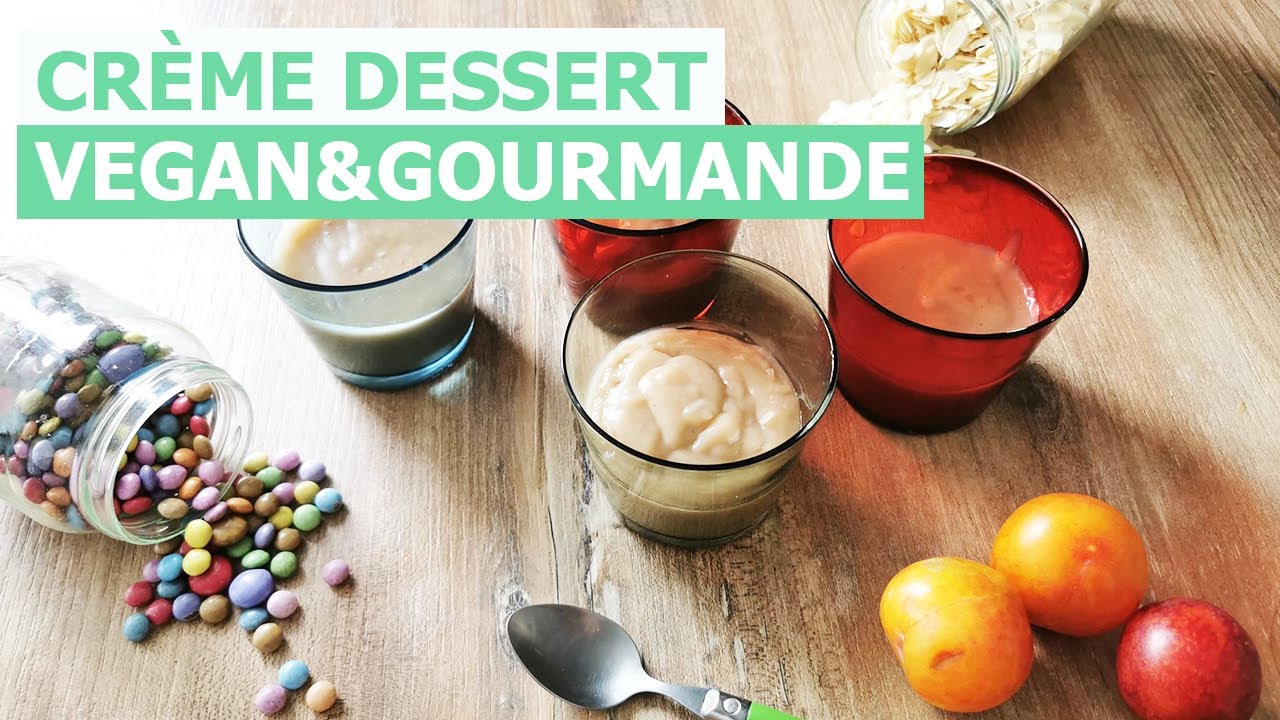 Crème Dessert à la vanille (sans lait) VEGAN ET GOURMANDE !