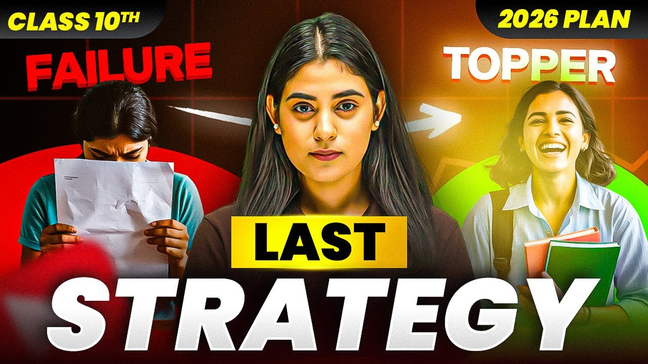 LAST STRATEGY FOR CLASS 10th Boards🔥 || 95%+ in Boards || New Year 2026 Plan