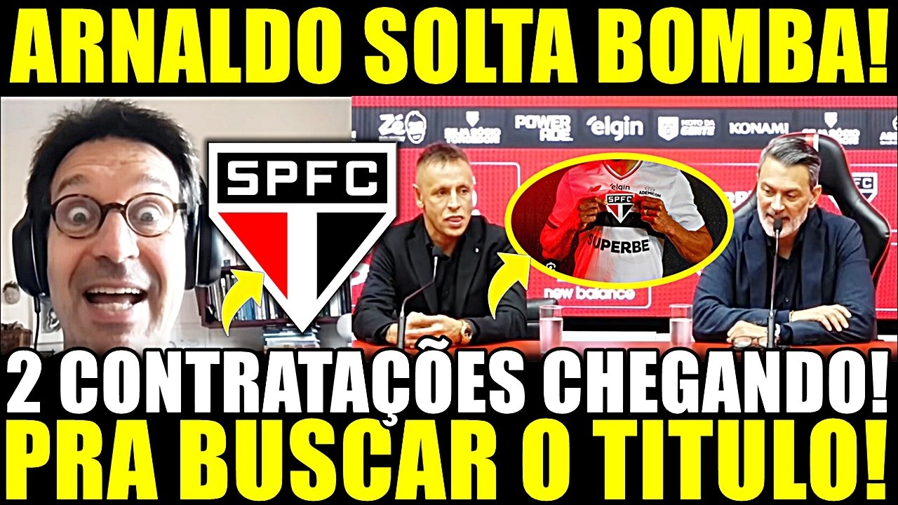 BOMBA AGORA A NOITE!! 2 CONTRATAÇÕES PARA BUSCAR O TITULO! ARNALDO SOLTA BOMBA! MÍDIA EM PANICO!