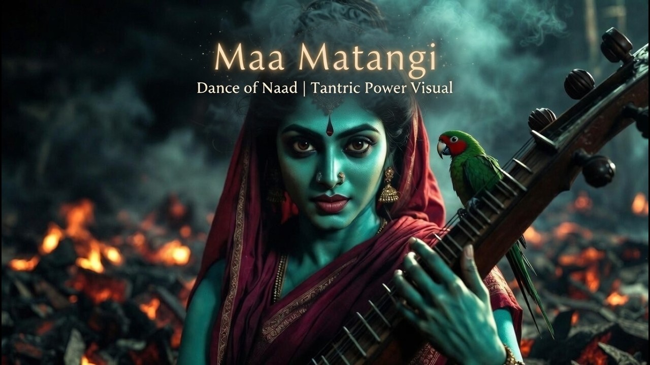 Maa Matangi Tandava 🔥 Veena, Naad & Divine Darkness
