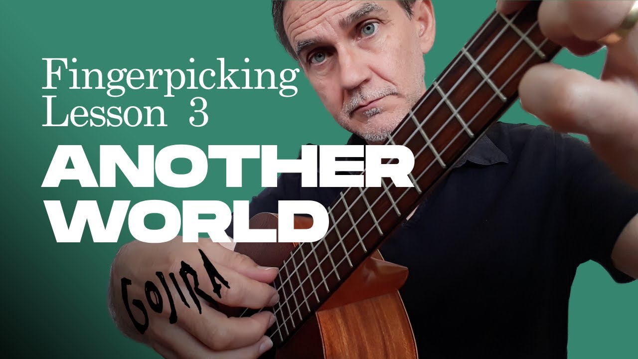 Learn Ukulele Fingerpicking with Rock Riffs Lesson 3: Another World - Gojira