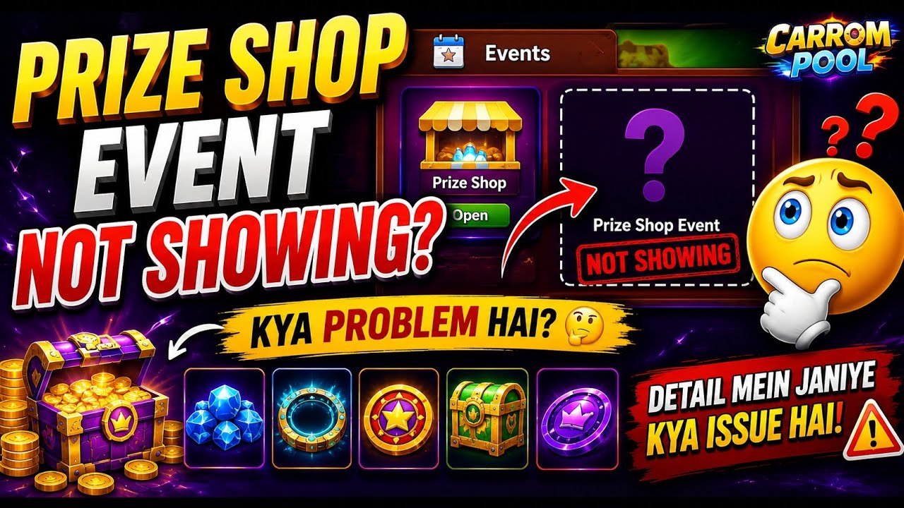 Prize Shop Event Not Showing Problem 😱