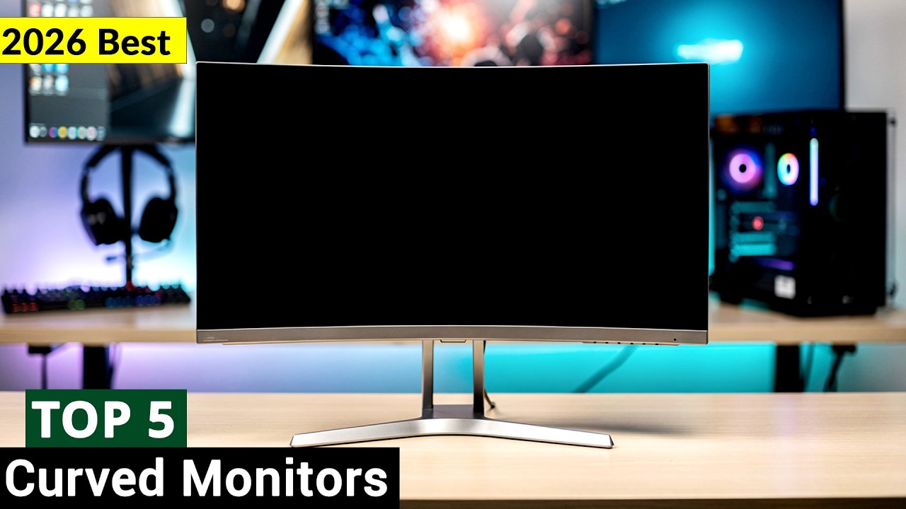 Top 5 Best Curved Monitors in 2026 (For Gaming & Work!)