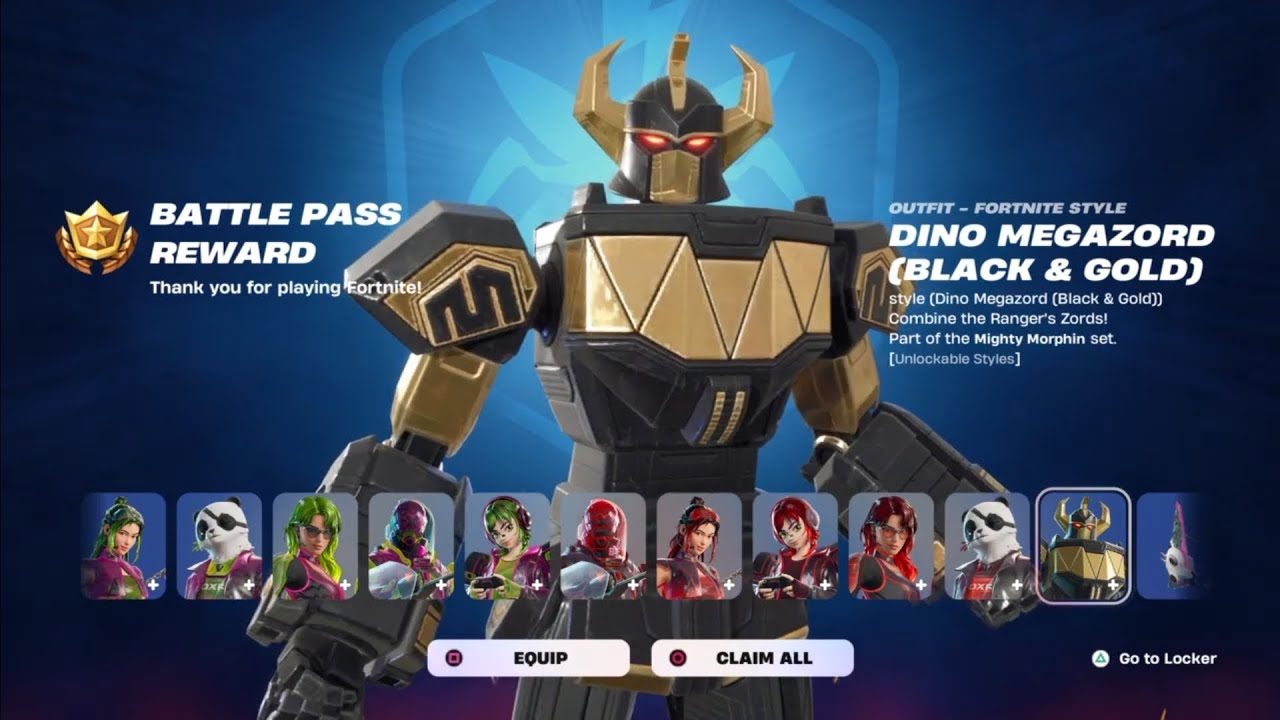 Fortnite | Chapter 6 Season 4 (Battle Pass + Bonus + Megazord rewards) #fortnite #izirayyy 