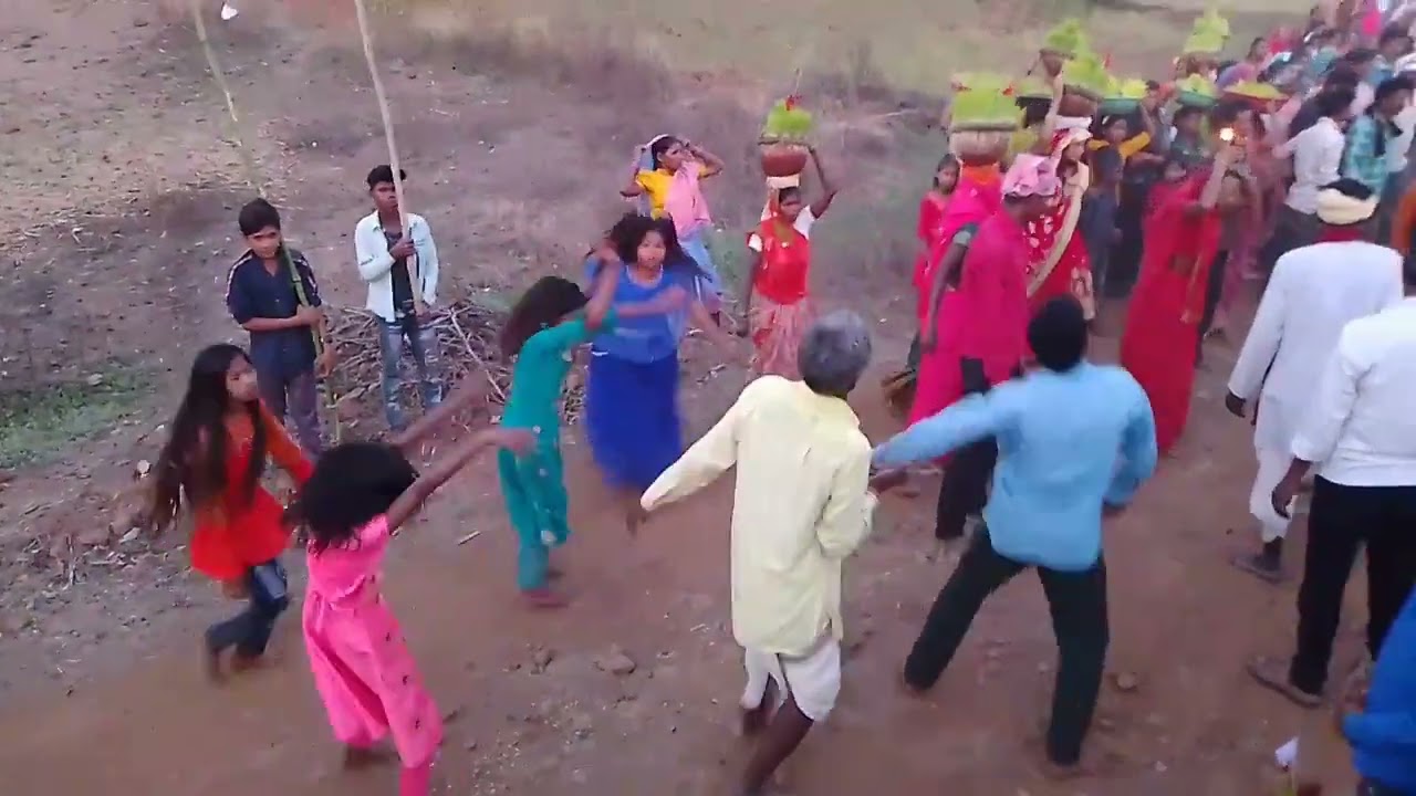 जवारे विसर्जन ग्राम मुड़िया जिला छिंदवाड़ा // (Jaware visharjan)//जोत जवांरा (विसर्जन गीत)1/04/2023/