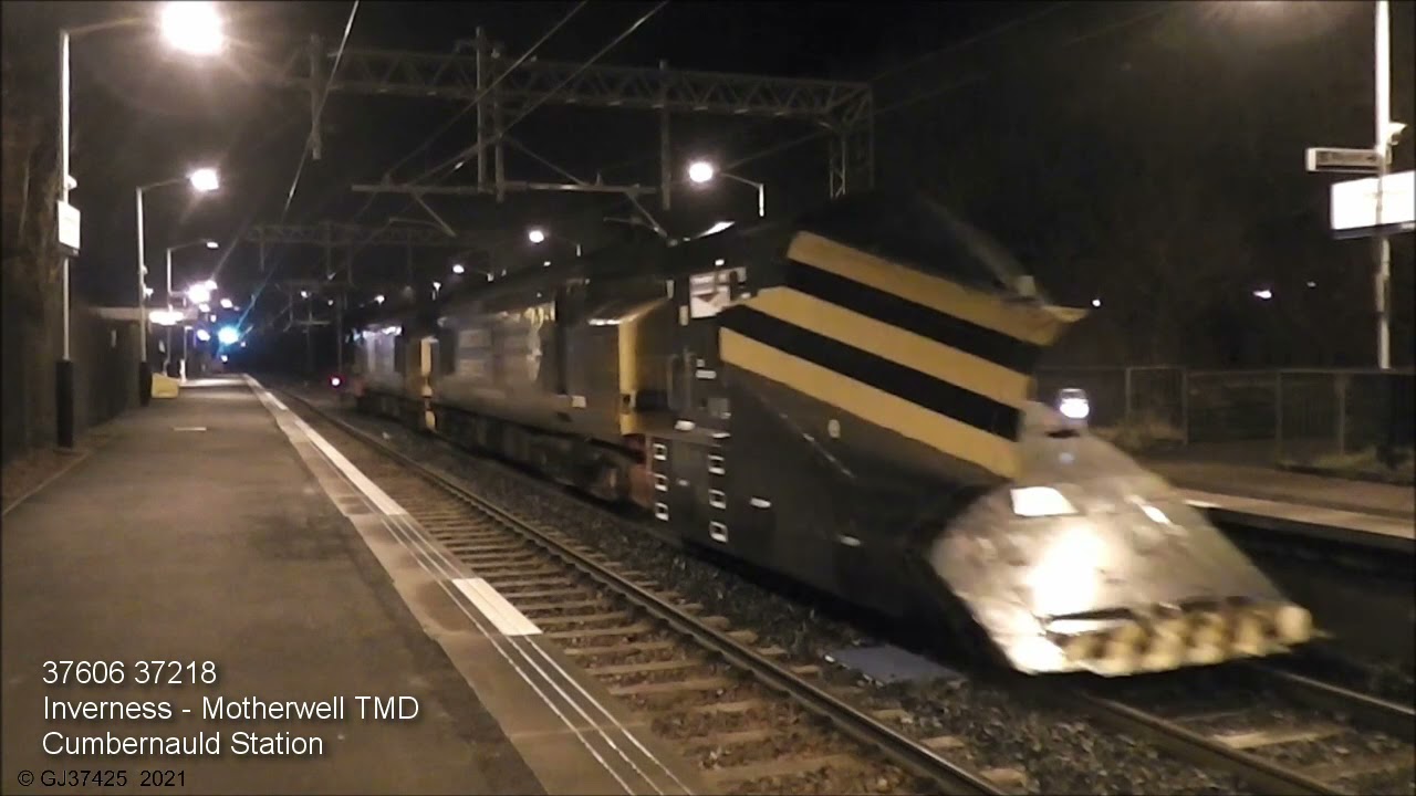 English Electric Class 37 'Thrash' in Scotland 2014