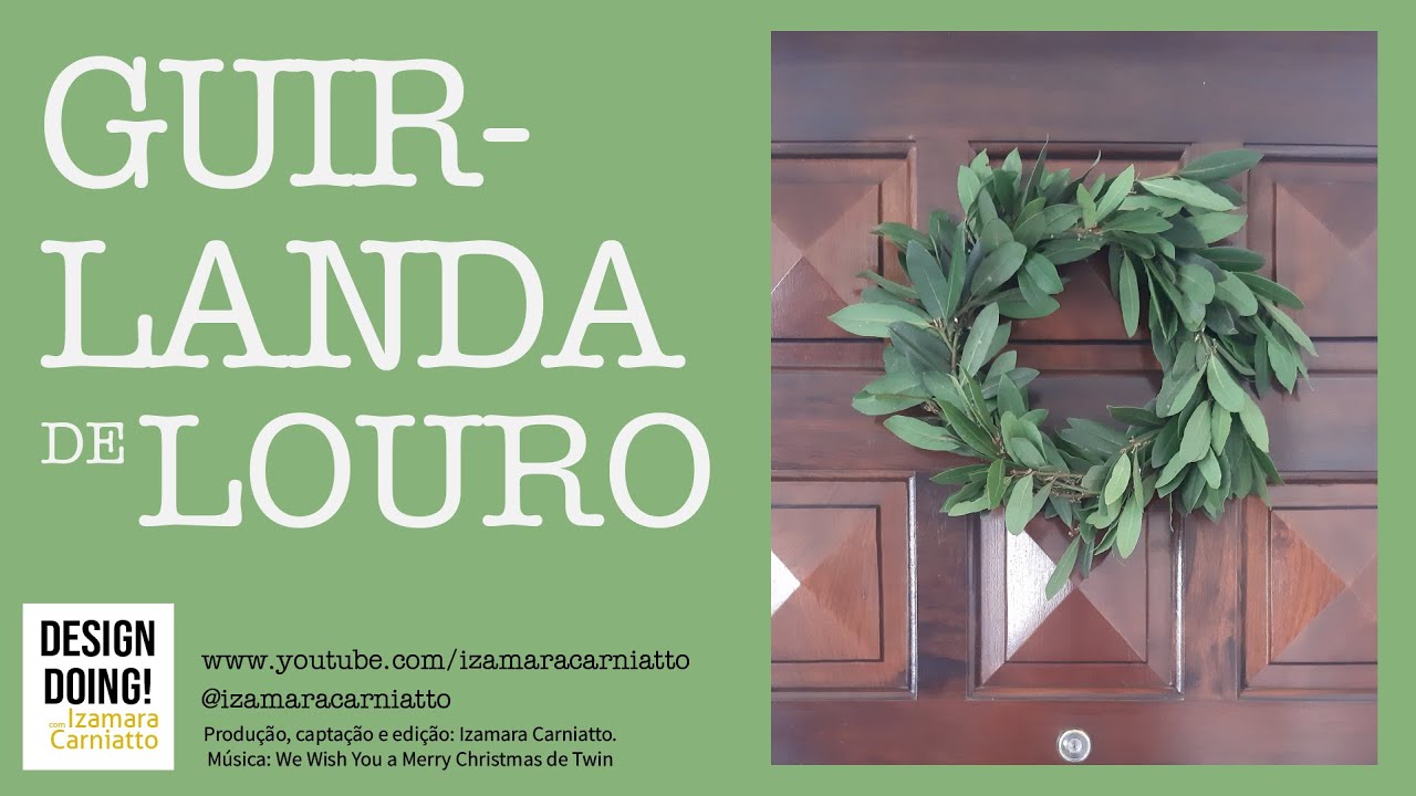 Guirlanda de Louro Natural