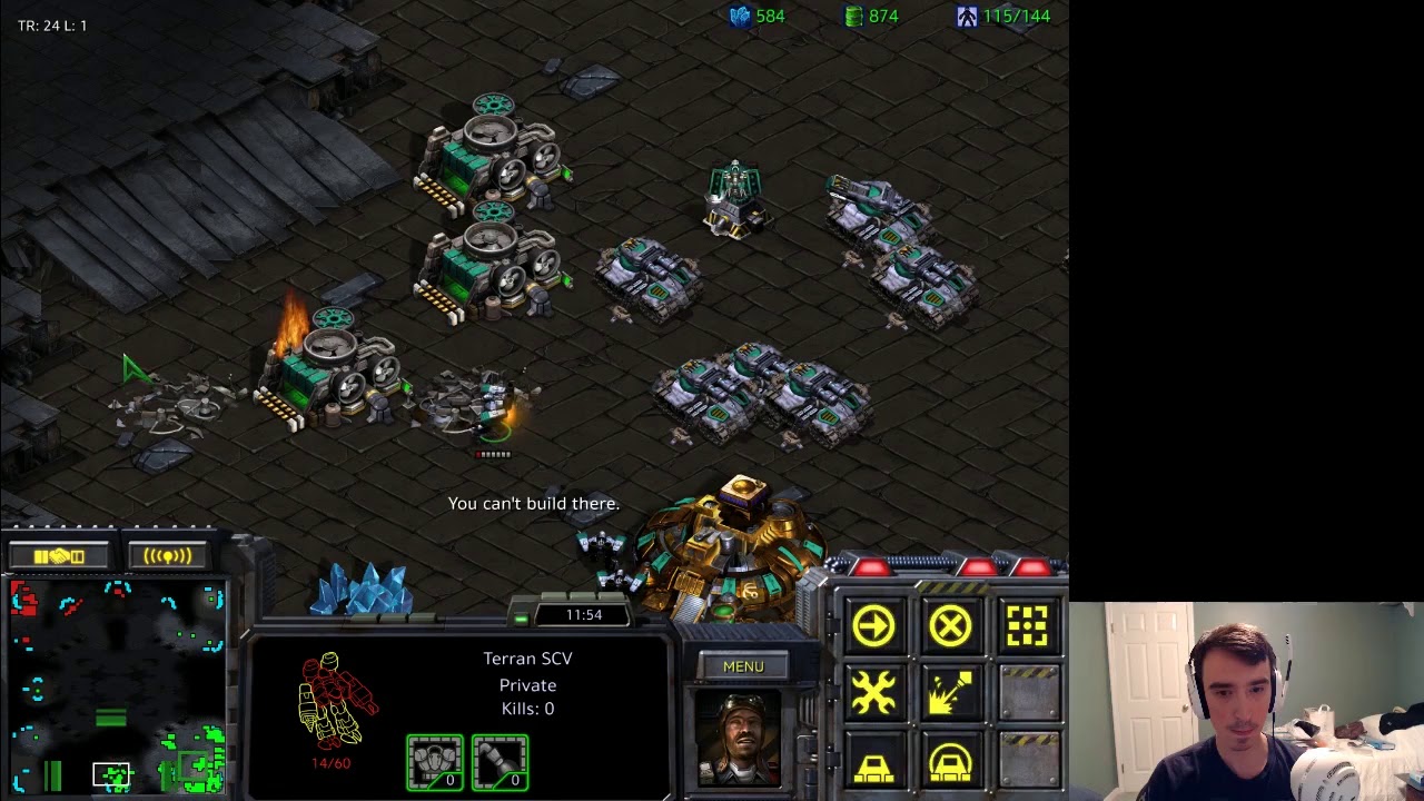 StarCraft Remastered - 1v1 (FPVOD) Nyoken (T) vs vs boajuseyo (P) Circuit Breakers