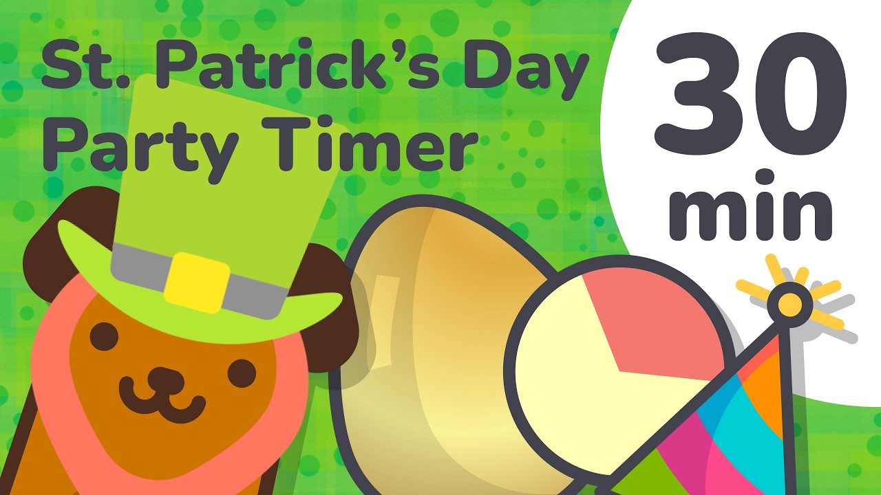 30 Minute St. Patrick's Day Timer for Kids (Visual Countdown)