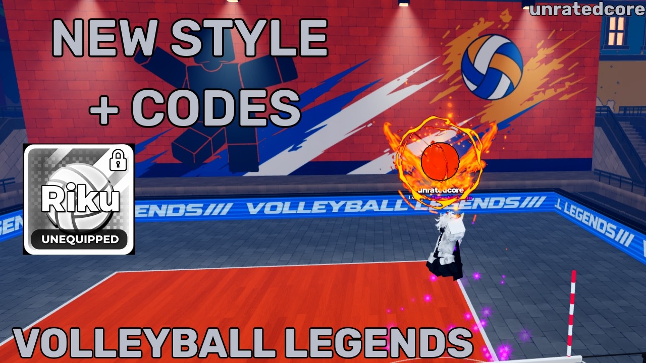 NEW STYLE + CODES in Volleyball Legends