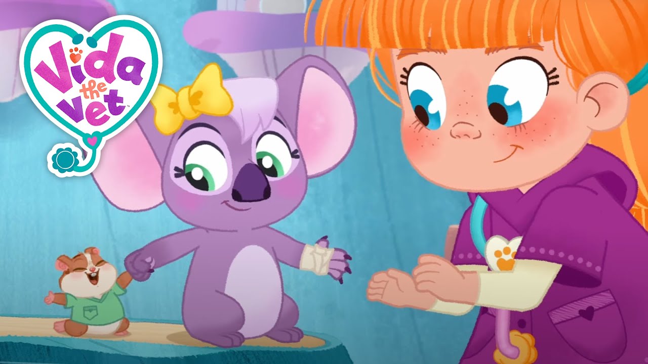 Popcorn’s X-Ray Bad Day + more Full Episodes of Vida the Vet | Cartoons for Kids | Learning Animals