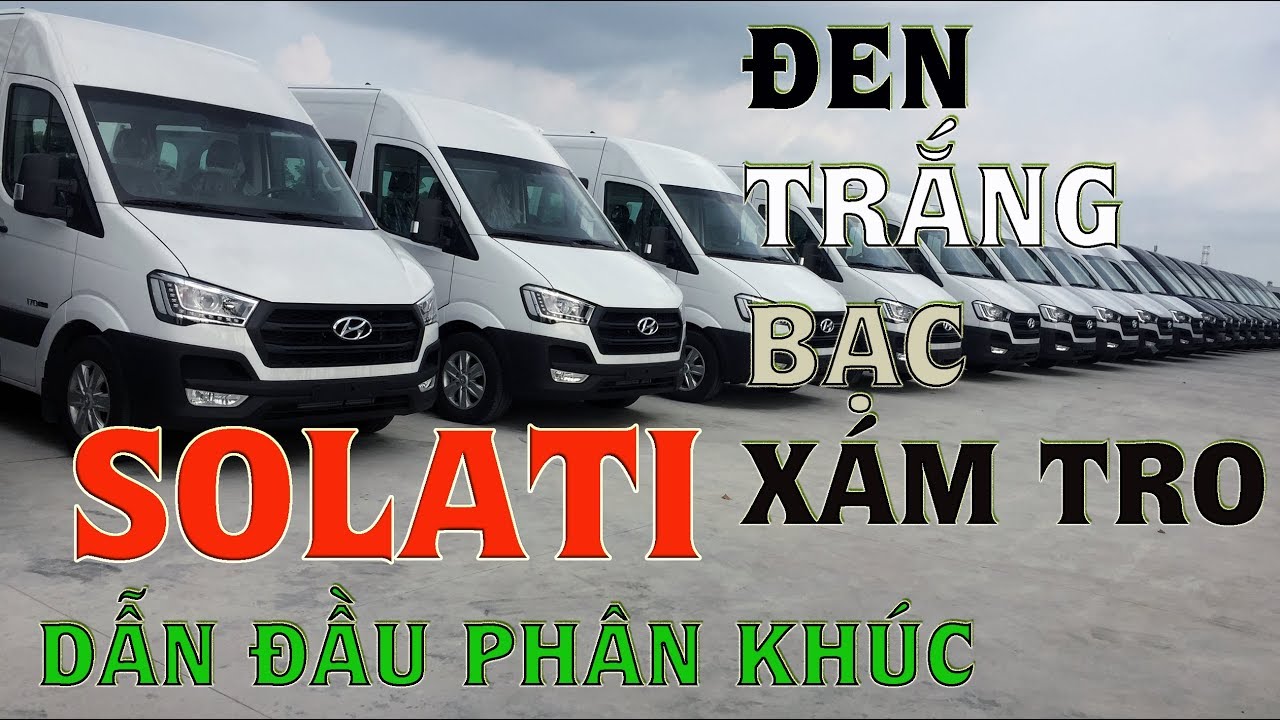 SOLATI 2020 16 CHỖ DẪN ĐẦU PHÂN KHÚC .Không ở đâu rẻ bằng ở HYUNDAI LONG AN . LH Hoàng: 0902.873 101