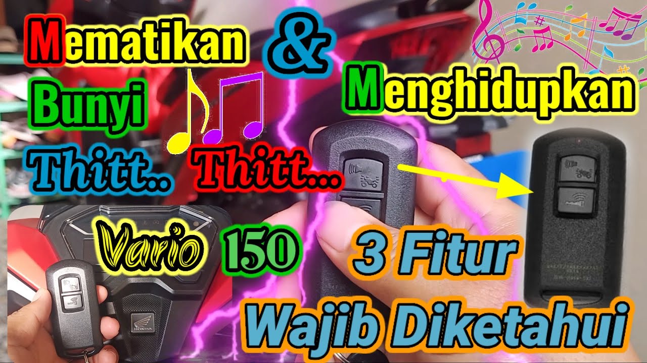 cara setting remot vario 150