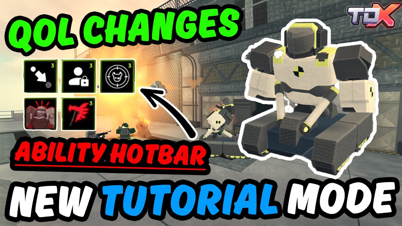NEW TDX TUTORIAL + QOL CHANGES! (UPDATE) | ROBLOX