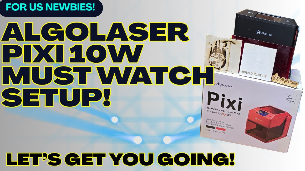 Лазеры: AlgoLaser Pixi 10W Laser: как настроить и использовать! Не запутайтесь!