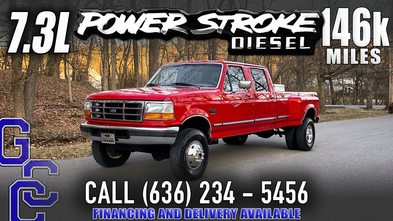 7.3 Powerstroke Diesel For Sale: 1995 Ford F-350 4x4 OBS Dually With Only 146k Miles