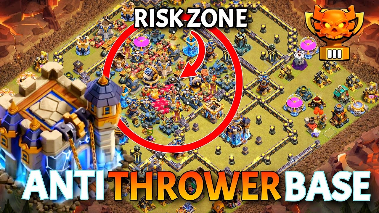 ANTI THROWER & METEOR GOLEM TH18 UNSANE BASE LINK | NEW TH18 WAR & LEGEND BASE WITH COPY LINK