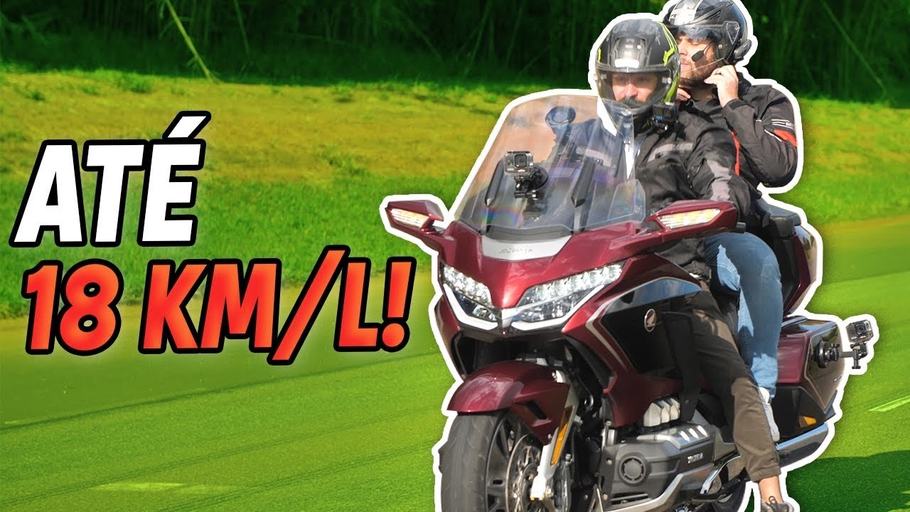 Garupa e carga pioram muito o consumo da moto? Testamos com a estradeira Honda Goldwing | E Se #37