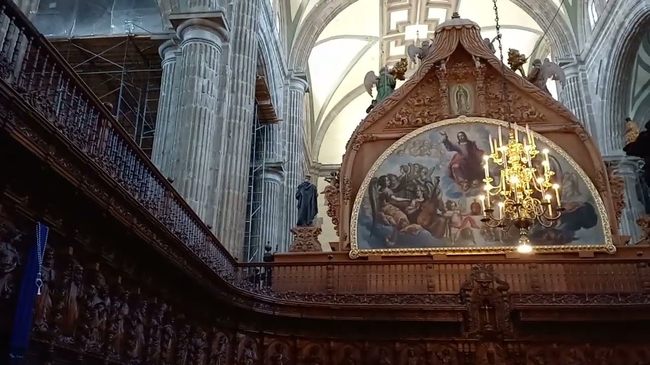 Baroque organ of the Cathedral of Mexico City