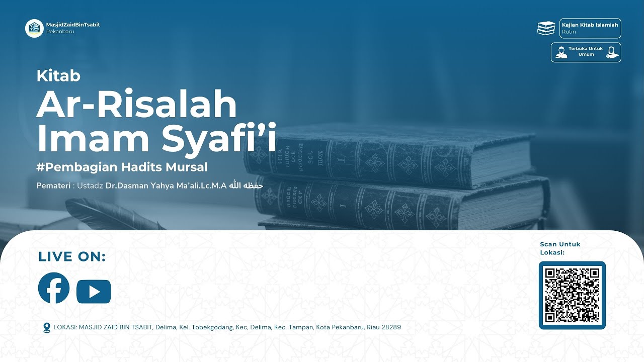 [LIVE]Live Kajian Rutin Ilmiah Islam - 📚 :  Kitab Ar-risalah