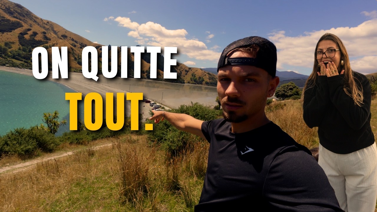 PVT NZ - On quitte tout… direction l’île du sud ! 🇳🇿 #EP6