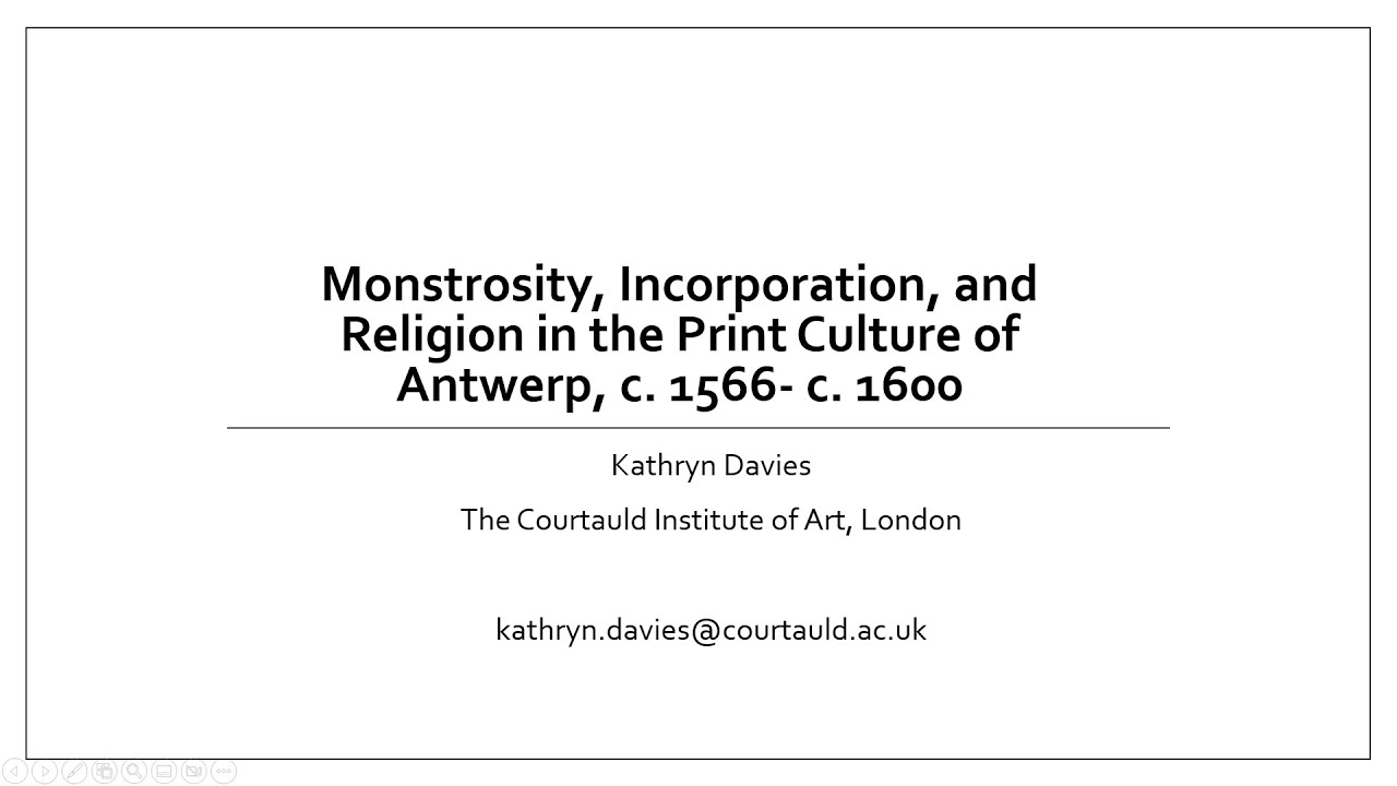 Webinar Kathryn Davies: monsters and monstrous creatures