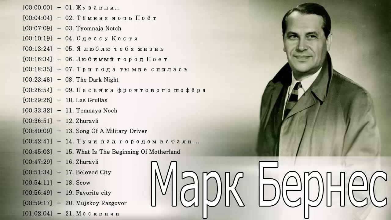 Мужской разговор. Марк Бернес || Телеканал 