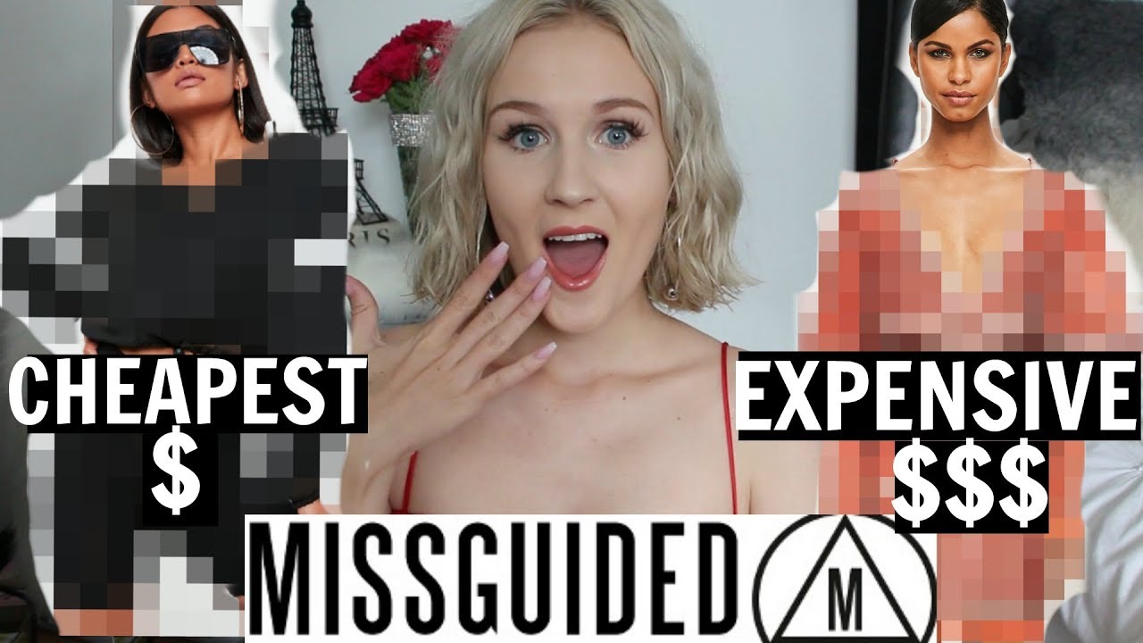 I BOUGHT THE CHEAPEST & MOST EXPENSIVE OUTFITS ON MISSGUIDED