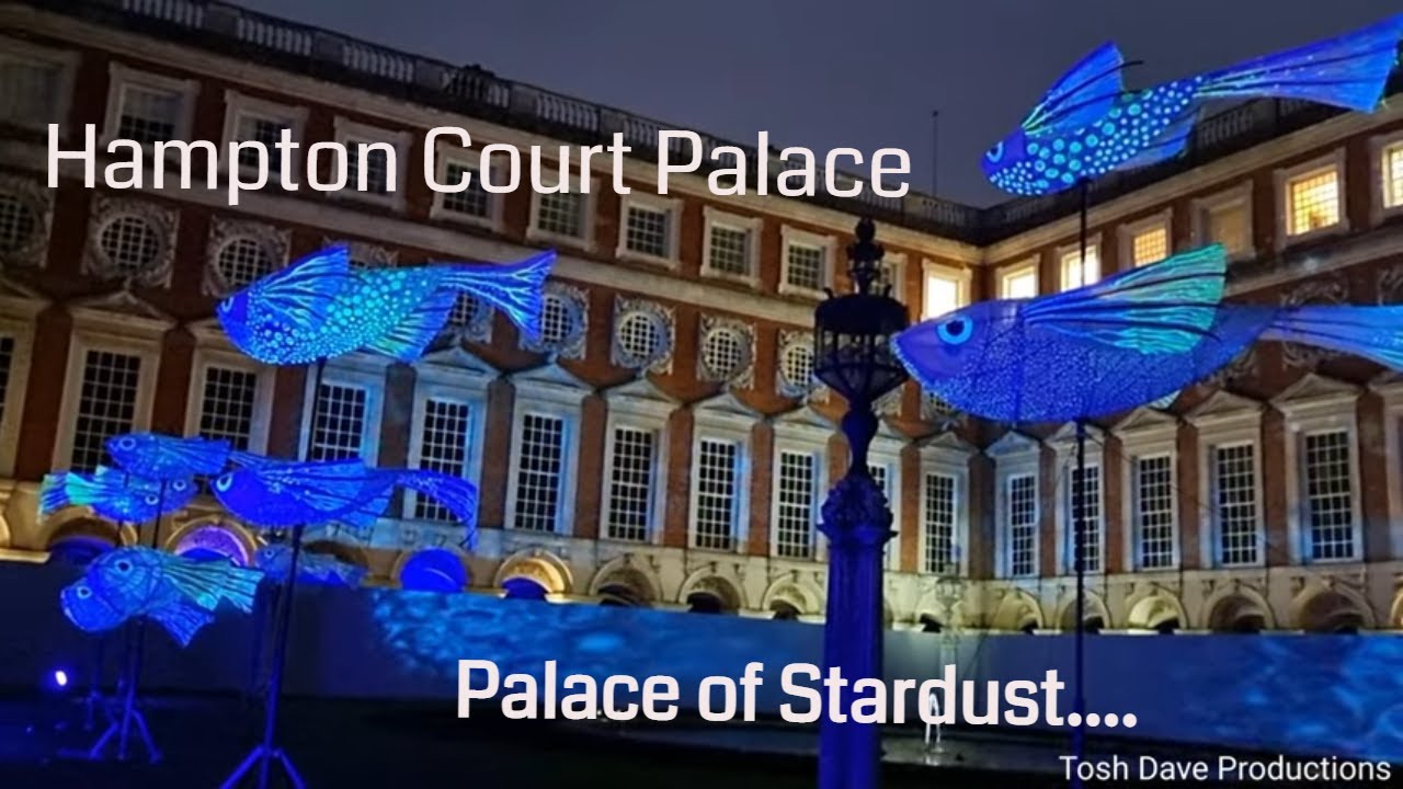 Places to Visit UK-  Hampton Court Palace, London  At Night Henry VIII