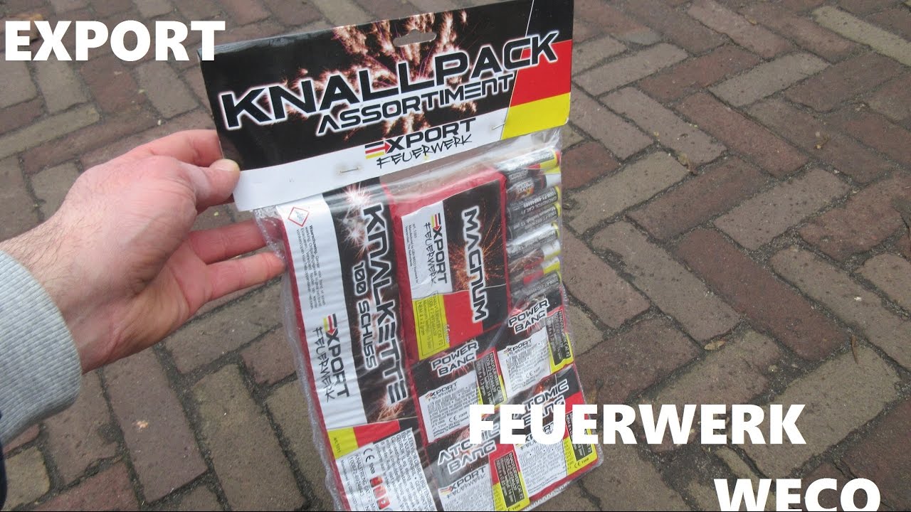 Export Feuerwerk Weco Knallpack Assortiment NL-Vuurwerk