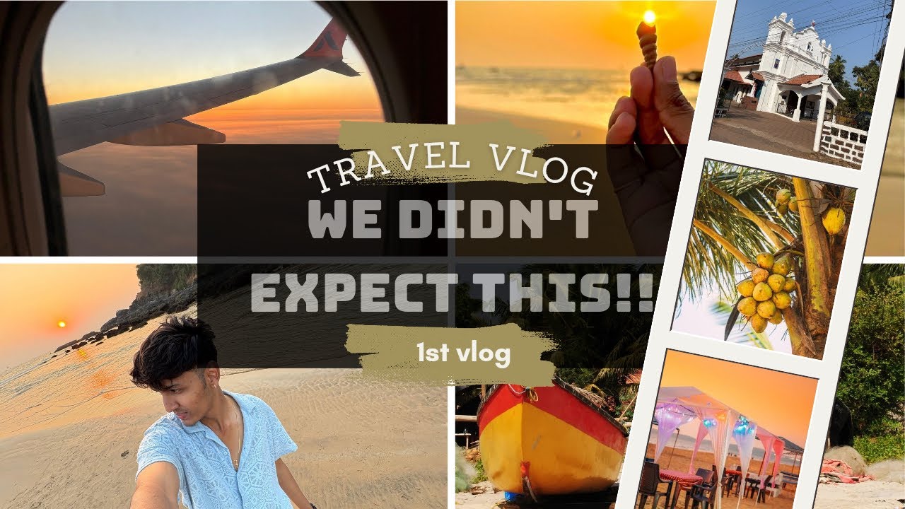 My goa trip ✈️| First Vlog | Aniket vp vlogsss 