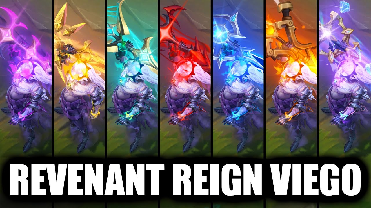 Revenant Reign Viego All Sword Forms Skin Spotlight (League of Legends)