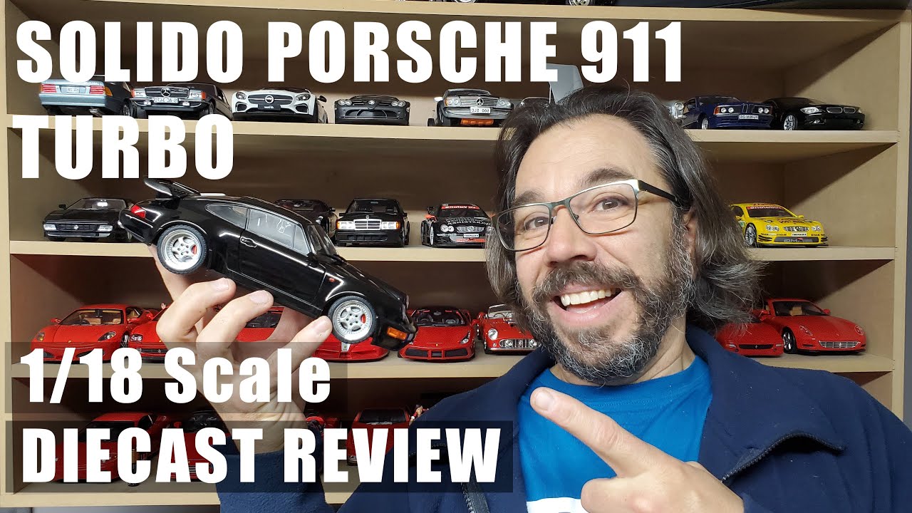 Обзор модели SOLIDO Porsche 911 Turbo Bad Boys в масштабе 1/18