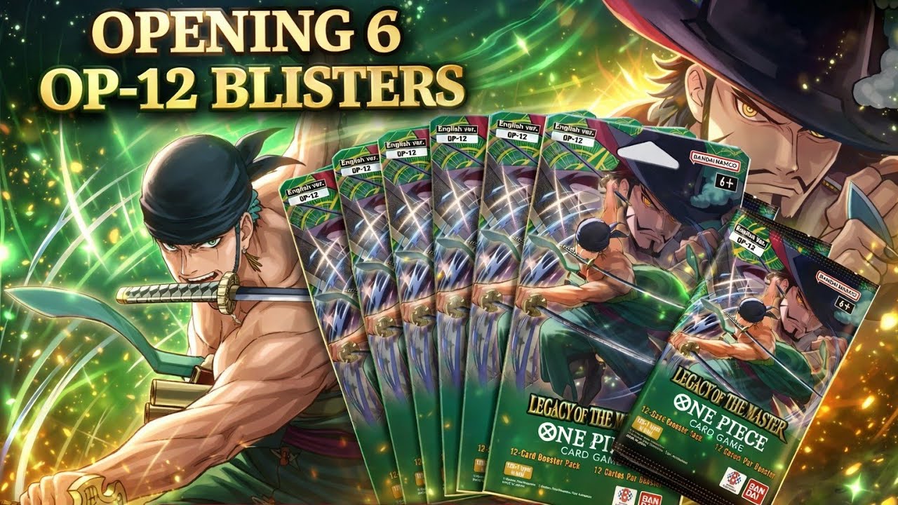 Наконец-то я увидел что-то интересное в открытии 6 блистеров с набором карт One Piece Card Game L...