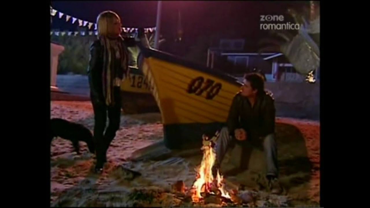 Ricky y Cata en la playa