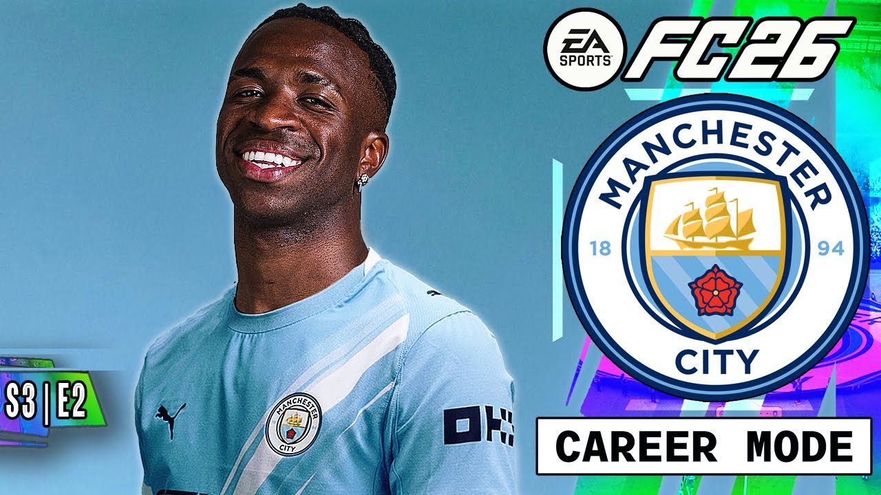 VINI JR JOINS MAN CITY AND PEP GUARDIOLA?! | S3 E2 | MAN CITY CAREER MODE