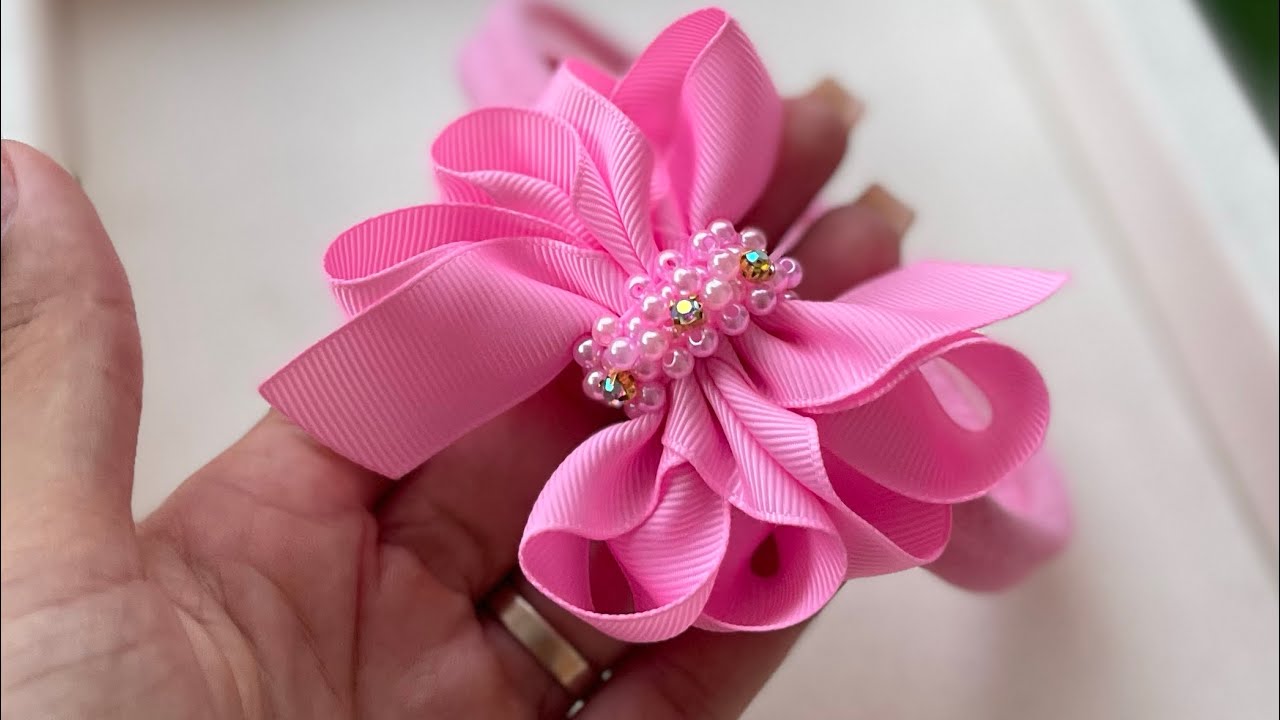 Boutique duplo com chuva de pérolas / miolo de pérolas - PAP fácil