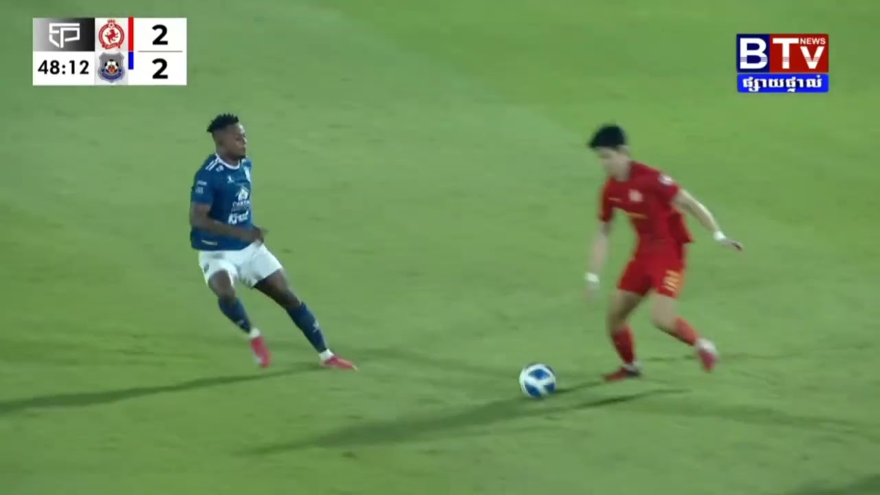 Park Yi-Young 박이영 (2) Vs Svay Rieng FC• Park Defensive Skills Show In Phnom Penh Crown FC 