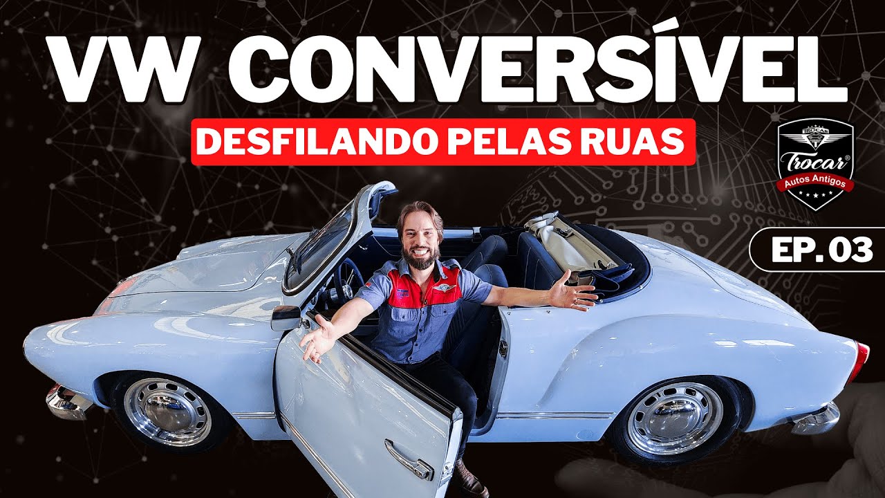 TESTANDO o Clássico nas Ruas💎Karmann Ghia 1970 AZUL ESPECIAL ficou um ESPETÁCULO!  EP. 03