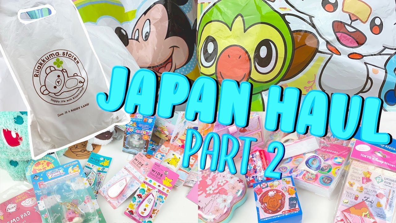 MY HUGE JAPAN HAUL PART 2! | Pokemon Center, Nintendo Store, Disney Sea, Rilakkuma and More!