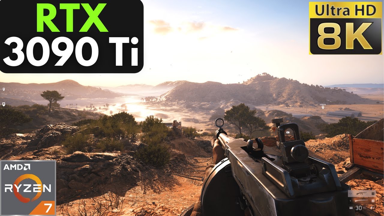 Battlefield 5: RTX 3090 Ti + Ryzen 7 5800X | 8K | Ultra Settings