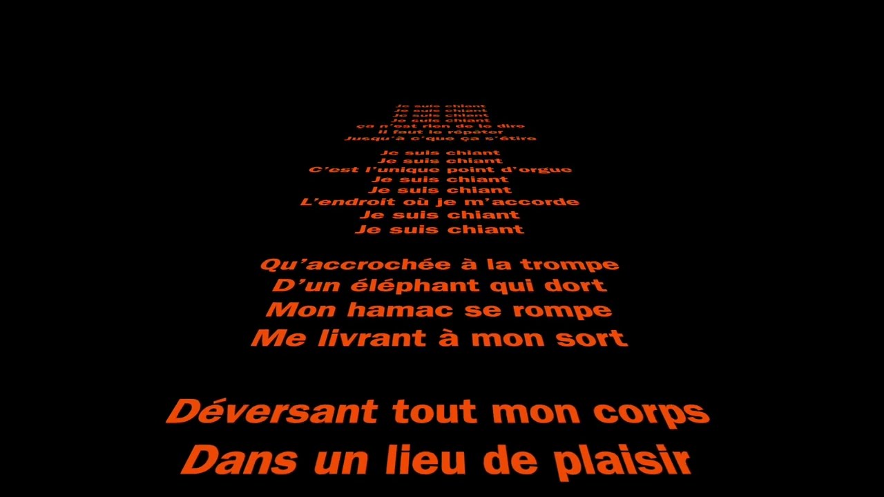 JE SUIS CHIANT par VINCENT CROS