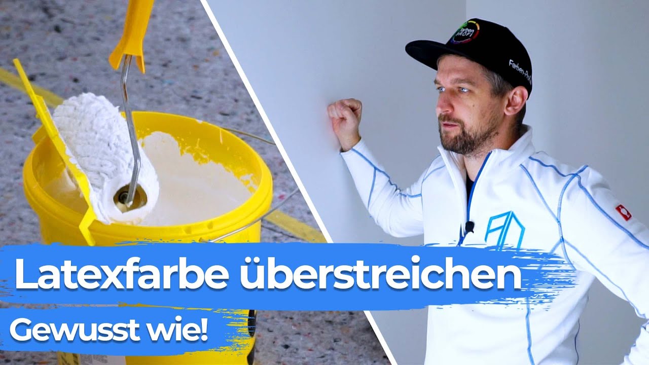 Latexfarbe überstreichen - Worauf du achten musst für ein perfektes Ergebnis