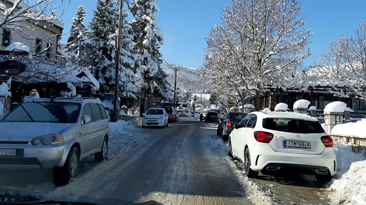 Λίμνη Πλαστήρα χιόνι 2019