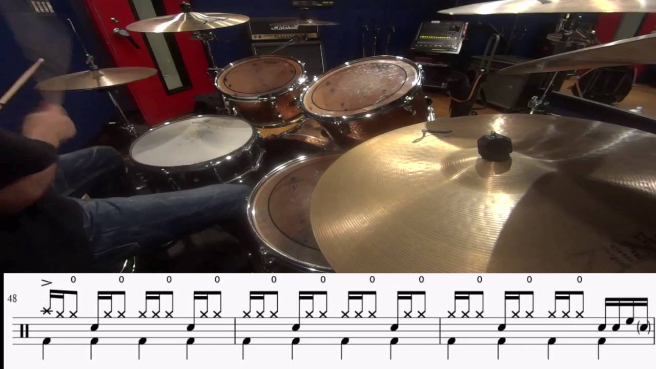 UNISON SQUARE GARDEN - シュガーソングとビターステップ drum cover (ドラム譜付)