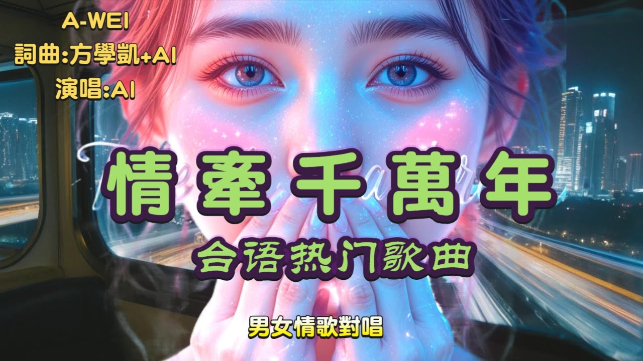 [Music] 情牽千萬年[台語熱門歌曲] |台語熱門歌曲！男女情歌對唱 |A-WEI 台語原創MV(251029) | 感謝方學凱 |客製化創作你的歌曲 #aimusician  #台語#閩南語歌曲