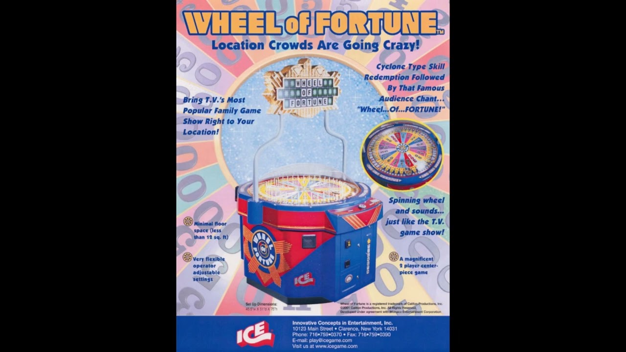 ICE Wheel of Fortune Redemption Arcade Game Music [Full HQ]