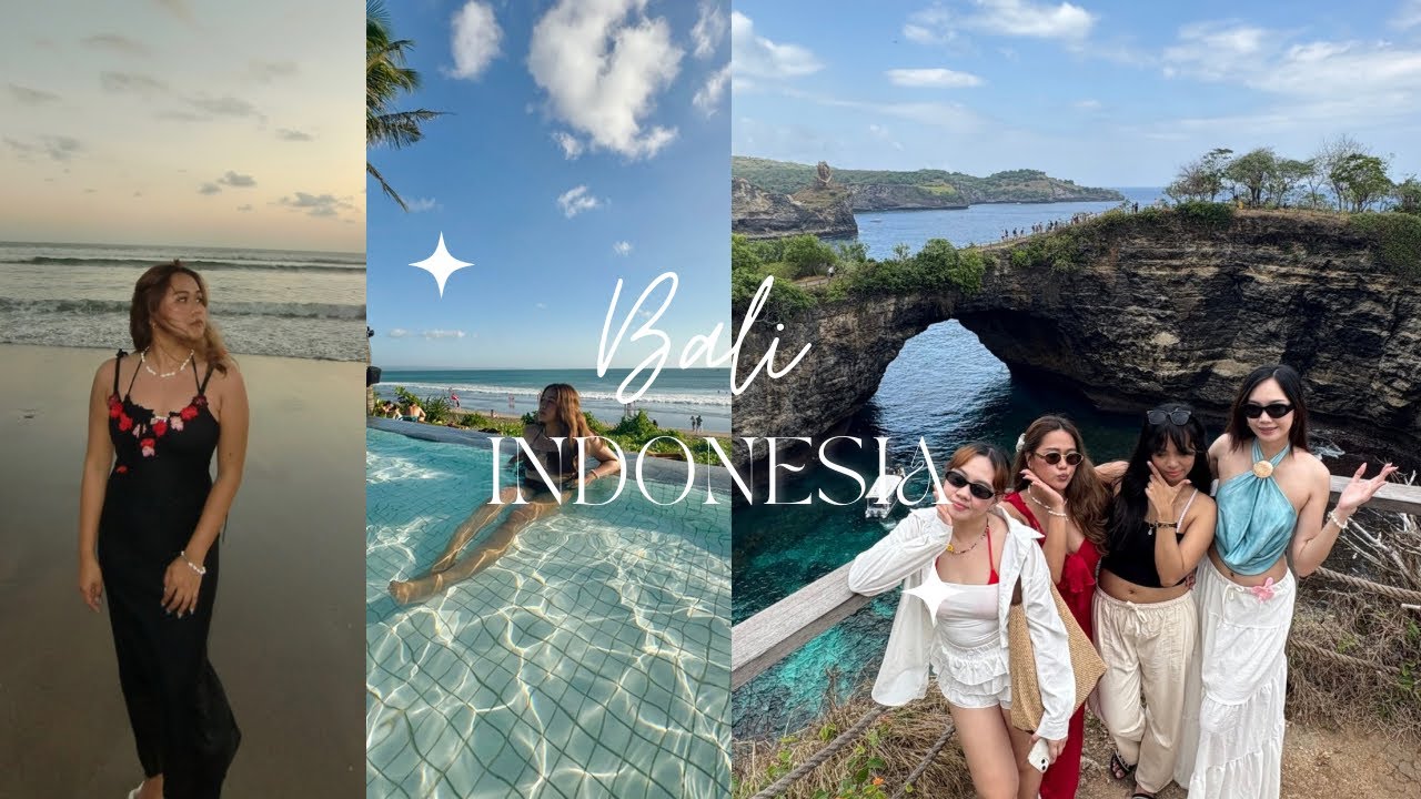 Bali Travel Vlog 2025 | 5d4n girls trip in bali tours,cafe and beach club + layover in SG.
