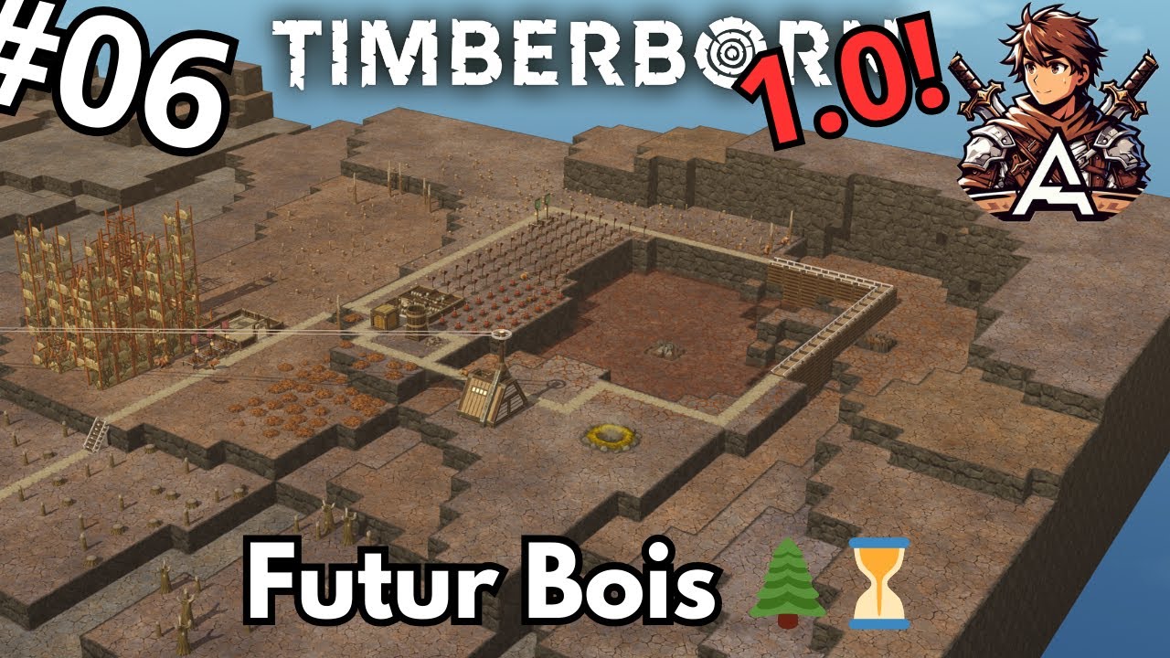 Timberborn FR Ep.6 – On Prépare la Future Grande Forêt de la Colonie 🌲✨⚙️